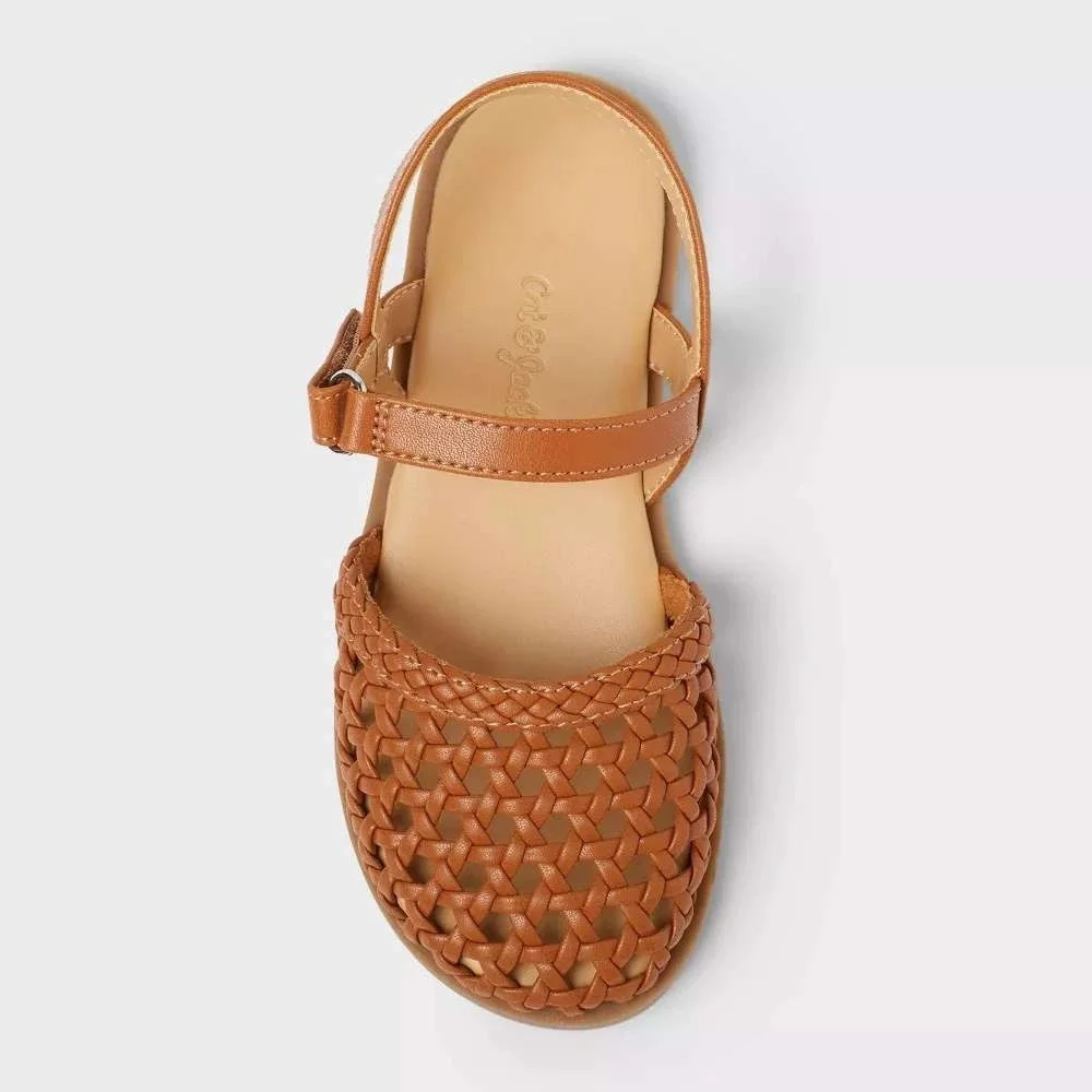 Baby Girl Makaya Sandals by Cat & Jack Brown Size 6 New With Tags